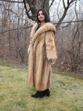 Brand New Tanuki Raccoon Unisex Fur Coat Coats S