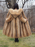 Brand New Tanuki Raccoon Unisex Fur Coat Coats S